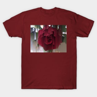 Glitched Red Rose T-Shirt